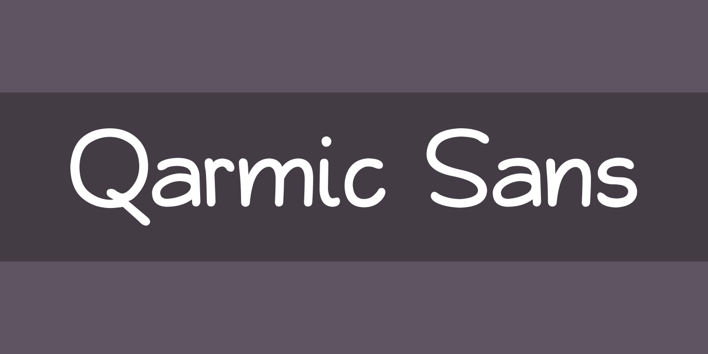 Font Qarmic Sans